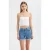 Strapless Basis Crop Top