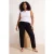 Trendyol Curve Dames Zwart Effen Mom Hoge taille Grote maten Jeans