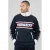 Prohibited katoenen regular fit gebreide jacquard trui met print – donkerblauw