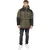 Crosshatch Heren Polyester Puffer Jacket (Groen)