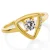 Orphelia ‘Santorini’ Dames 925 Sterling Zilveren Ring – Goud ZR-7570/G