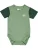 Hummel Rompertje/body  neongroen / donkergroen / wit