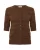 SOAKED IN LUXURY Gebreid vest ‘SLSpina’  bruin