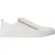 Hugo Leren platte sneakers voor heren met monksluiting (Wit)