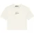Malelions Women Signature Crop Top | Off-White