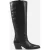 Bronx Lizz-y High Boot Black