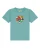 watabout.kids Shirt ‘Pixel Zauberwürfel’  turquoise / geel / lichtgroen / rood