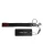 Dolce & Gabbana Zwarte Logo Nylon Zilver Messing Heren Sleutelhanger Sleutelhanger