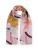 TOM TAILOR Sjaal  geel / rosa / oudroze / zwart / wit
