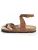Bayton Sandalen met riem ‘SWAN’  lichtbruin