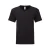 Fruit of the Loom Heren Iconic 150 V Hals T-shirt (Zwart)
