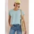 Shirt met V-hals en kanten detail