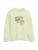 TOM TAILOR Sweatshirt  lichtgroen / donkeroranje / zwart / wit