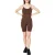 Guess Dames/Dames Monogram Geribbelde Top (Bruin)