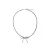 Dames metalen knoop hanger ketting 24 Colours
