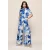 Benfield Print Broek Kobalt / Off White