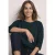 Shirt met 3/4-mouwen, boothals en trekkoord