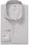 OLYMP Level Five Garment Washed Overhemd bruin, Gestreept