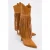 Gueras Fringe Spitse Neus Laars (Dames)