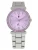 Lucardi Analoog horloge  lichtlila / magenta / zwart / zilver