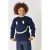 Tumble ’n Dry sweat gebreide trui met print – donkerblauw