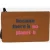 Ecoalf Lupitaalf Clutch W/ Message Cinnamon
