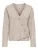 Only Onlkatia Ls Rib Button Cardi Cc Knt 15374822 Vest 5029716 Mocha Meringue Melange/dtm