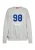 swirly Sweatshirt  blauw / grijs gemêleerd / zwart / wit