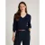 Tommy Hilfiger Trui met V-hals CO CABLE V-NK LS SWT met kabelpatroon, logo-borduursel