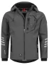Arctic Seven Softshell Jas voor heren Overgangsjas – Grijs-Zwart