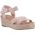 TOMS Audrey Leren Dames Sandalen in Licht Roze