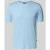 OLYMP Level Five T-shirt van mix van linnen en elastaan met ronde hals