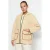 TRENDYOLMİLLA Dames Ecru Effen Lang Oversized Sweatshirts