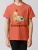 watabout.kids Shirt ‘Lama Große Schwester’  beige / blauw / oranje / lichtoranje
