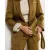 JOSH V flared high waist pantalon olijfgroen