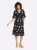 heine Jurk  beige / zwart