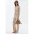 Mango halter gilet met V-hals – beige