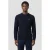Lyle & Scott Ribbed Cable Knit Jumper Dark Navy Marl