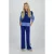 Raizzed wide leg casual broek blauw