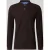 FYNCH-HATTON Regular fit poloshirt met lange mouw met labelstitching