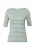 COMMA Shirt  petrol / wit