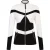 Dare 2B Dames/Dames Rocker Zip Sweater Top (Zwart/Wit)