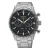 Seiko Chronograph – heren horloge – zilverkleurig met  band