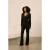 Lofty Manner flared regular waist flared broek zwart