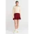 High-Waisted Geribbelde Minirok