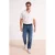 TRENDYOL MAN Heren Blauw Effen Normale taille Jeans