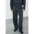 Mango wide leg broek – grijsblauw
