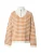 MSCH COPENHAGEN Oversized trui ‘Amaria’  cognac / wit
