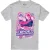 K-Pop Demon Hunters Unisex T-shirt voor volwassenen met het Huntr/X-scrapbooklogo (Sport Heide)