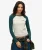 Superdry & Co Essential Geribde Baseballtop met Logo en Lange Mouwen Grijs